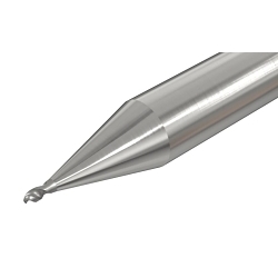 Iscar 3316278 EBA-B2 High Precision Ball Nose End Mill, 1 mm Dia Cutter, 1 mm Length of Cut, (2) Flutes, 6 mm Dia Shank, 57 mm OAL, Uncoated