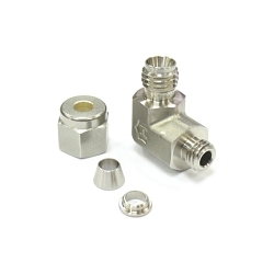 Iscar 3344976 JHP ELBOW High-Pressure Adaptation Elbow, 5/16-24 Pipe Thread, 0.122 in ID 0.157 in OD