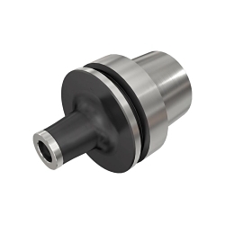 Iscar 4504545 HSK E-ODP (FLEXFIT) Threaded Holder, 63 mm Dia Adapter/Shank, HSK Taper Shank, 63 mm Modular Connection, 63 mm Taper, 0.827 in Dia Nose, 4.291 in Projection
