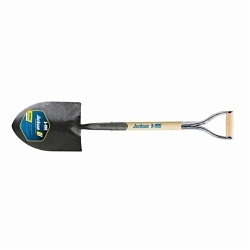 Jackson® 1201300 J-450 Commercial Grade Round Point Pony Shovel, 27 in Handle Length, Hardwood Handle