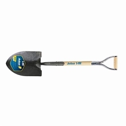 Jackson® 1201500 J-450 Commercial Grade Round Point Pony Shovel, 27 in Handle Length, Hardwood Handle