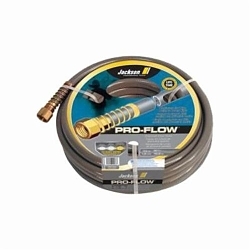 Jackson® 4003900 Pro-flow Heavy Duty Professional Hose, 3/4 in Nominal, 50 ft L, 450 psi Working, Brass/PVC