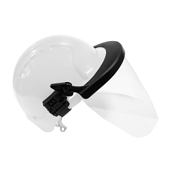 JSP® 251-01-6225 Surefit™ Hard Hat Adapter, For Use With JSP® Surefit™ Safety Visors and Surefit™ Contour Ear Muffs, Clear
