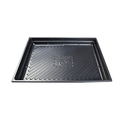 Justrite® 28719 EcoPolyBlend™ Spill Tray, 33 in L x 47 in W x 5-1/2 in H, Recycled Polyethylene, Black, 29 gal Spill
