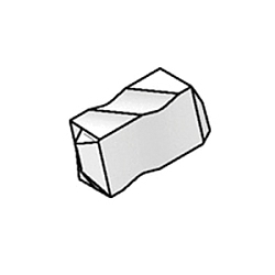 Kennametal® 1796158 Top Notch™ Threading Insert, ANSI Code: NTK3R KC5010, NTK Insert, 9 to 24 TPI Internal/10 to 44 TPI External TPI, Internal/External Thread, 60 deg Partial Profile Thread, 1 to 2.5 mm Internal/0.6 to 2.5 mm External Pitch