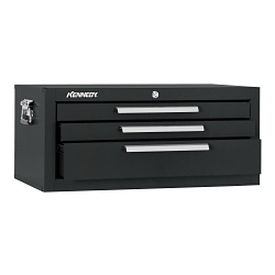 Kennedy® 2603BK Mechanics Chest Base Cabinet, 11-3/4 in H x 26-3/4 in W x 12-1/2 in D, 20 to 22 ga THK