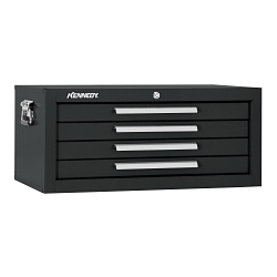 Kennedy® 2604BK Mechanics Chest Base Cabinet, 11-3/4 in H x 26-3/4 in W x 12-1/2 in D, 20 to 22 ga THK