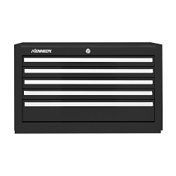 Kennedy® 2805XBK K2000 Top Chest Tool Storage, 16-1/2 in H x 29 in W x 20 in D, 18 to 20 ga THK