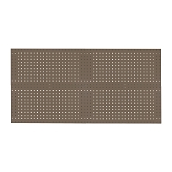 Kennedy® 50004B VTC 4-Panel Toolboard Set With 60-Piece Toolholder Hook Set, 36 in H x 18 in W x 20 ga THK, Brown Wrinkle