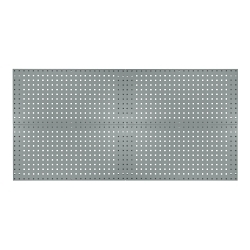 Kennedy® 50004UGY VTC 4-Panel Toolboard Set With 60-Piece Toolholder Hook Set, 36 in H x 18 in W x 20 ga THK, Utility Gray