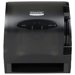 Kimberly-Clark Professional™ 09765 LEV-R-MATIC* Roll Towel Dispenser, 9.8 in OAL, Wall Mount, Plastic, Domestic