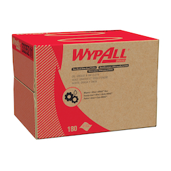 Kimtech* 33352 Cleaning Wiper, 16.8 x 12.1 in, 180 Sheets Capacity, Meltblown, Blue, Brag Box Package, 1 Ply