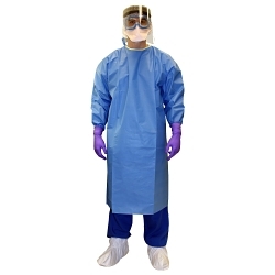 Kimtech Prep Scottpure 47992 KTA7G Non-Sterile Liquid Barrier Gown, S/M, Blue