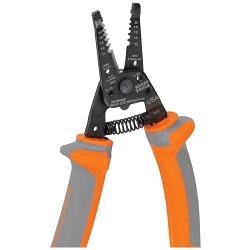 Klein® 11055RINS Insulated Stripper/Cutter, 8 to 18, 10 to 20 AWG Cable/Wire