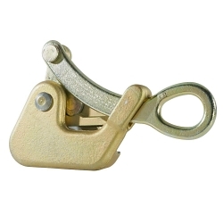 Klein® 1672-10 1-Jaw Parallel Jaw Grip, 0.37 to 0.75 in Dia Cable, 10000 lb Load, Steel