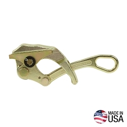 Klein® 1685-50C Compact Parallel Jaw Grip, 10000 lb Load, 0.3 to 0.8 in Dia Cable, For Use With Pulls Guy Strand and EHS Cables, 11.365 in L