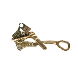 Klein® Hendrix® Southwire® 1716-70 Round Parallel Jaw Grip, 4000 lb Load, 0.625 to 1.362 in Dia Cable, For Use With Tree Wire Cable, Forged Steel, 12-1/2 in L x 2-3/4 in W x 8-1/2 in H