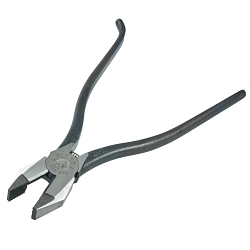Klein® 201-7CST Square Nose Ironworker's Plier, 1-9/32 in L x 1-5/32 in W x 1/2 in THK Tool Steel Jaw, 9-1/4 in OAL