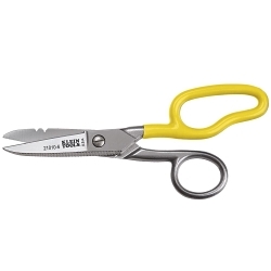Klein® 21010-6-SEN Snip, 1-7/8 in L of Cut, Free Fall Snip, Carbon Steel Blade
