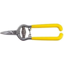 Klein® 24000 High Leverage Utility Snip, Blunt Tip, 5/8 in L of Cut, Right Snip, Steel Blade, Plastic Handle, Cushioned Grip