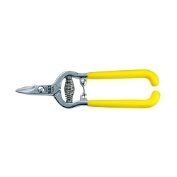 Klein® 24000 High Leverage Utility Snip, Blunt Tip, 5/8 in L of Cut, Right Snip, Steel Blade, Plastic Handle, Cushioned Grip