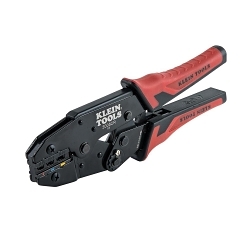 Klein® 3005CR Ratcheting Wire Crimper, 22 to 10 AWG Cable/Wire