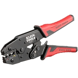 Klein® 3005CR Ratcheting Wire Crimper, 22 to 10 AWG Cable/Wire