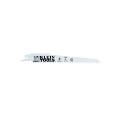 Klein® 31716 Bi-Metal Reciprocating Saw Blade, 6 in L x 3/4 in W, 6, Universal/Toothed Edge Tang