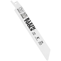 Klein® 31731 Bi-Metal Reciprocating Saw Blade, 7 in L x 3/4 in W, 10/14, Composite Body, Universal/Toothed Edge Tang