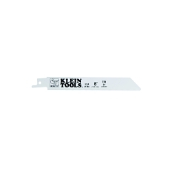 Klein® 31734 Bi-Metal Reciprocating Saw Blade, 6 in L x 3/4 in W, 24, Universal/Toothed Edge Tang