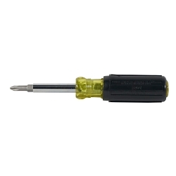 Klein® 32476 5-in-1 Quick-Change Screwdriver Set, 3 Pieces, Steel, Polished Chrome
