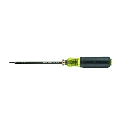 Klein® 32708 Adjustable Length Screwdriver, #2, #1 Square Point, 13-3/8 in OAL, Rubber Handle
