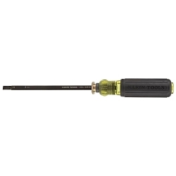Klein® 32751 Adjustable Length Screwdriver, #2, 1/4 in Phillips®/Slotted Point, 13-3/8 in OAL, Rubber Handle