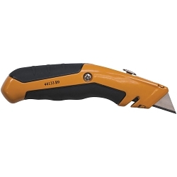 Klein® Klein-Kurve® 44133 Utility Knife, Retractable Blade, Stainless Steel Blade, 6 Blades Included, 7 in OAL