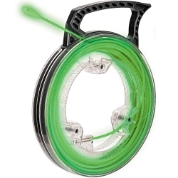 Klein® 50660 Glow in the Dark Fish Tape, 40 ft x 0.153 in Tape, 40 ft L Tape, Fiberglass Tape, Clear/White