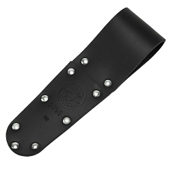 Klein® 5101 1-Pocket Slotted Scissor Holder Tunnel, Leather, Black