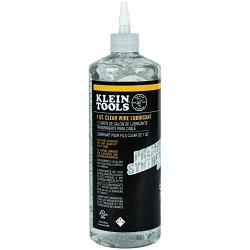 Klein® 51028 Premium Synthetic Lubricant, 1 qt Squeeze Bottle, Gel Form, Clear, 0.98