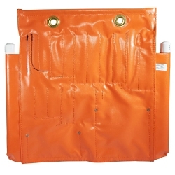 Klein® 51829 Aerial Apron, 18 Pockets, Vinyl, Orange