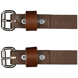 Klein® 5301-19 Climber Strap, For Use With Pole and Tree Climbers, 26 in L x 1 in W, Nylon, Brown