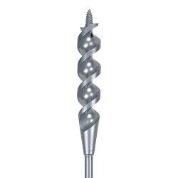 KleinĀ® 53751 Flexible Long Auger Bit With Screw Point, 3/4 in Dia, 72 in OAL, Screw Point, Oxide Treated