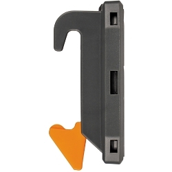 Klein® 54819MB Magnetic Strip Rail Attachment, For Use With All MODbox⢠Side Rail Attachments, Hard Plastic, Dark Gray