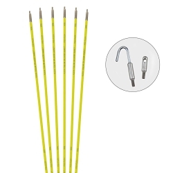 Klein® 56430 Glow Rod Set, 30 ft L, 3/16 in Dia Pole, Fiberglass