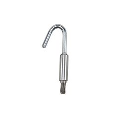 Klein® 56517 Replacement Bullet Nose and Single Hook, For Use With 7-Piece 56511 Fish Rod Attachment Set, Splinter Guard™ 56400 33 ft Fish and Glow Rod Kit, Stainless Steel, Gray