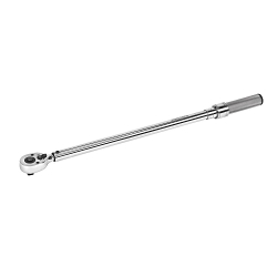 Klein® 57010 Torque Wrench, 1/2 in Drive, 30 to 250 ft-lb, Square Drive Ratchet Head, 24-1/4 in OAL, ASME Specified