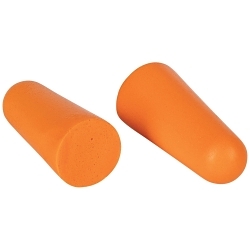 Klein® 6054050 Earplug, 33 dB Noise Reduction, Cylinder Shape, ANSI S3.19-1974, Disposable