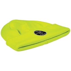 Klein® 60568 Knit Hat, One Size, High-Visibility Yellow, Polyester/Spandex