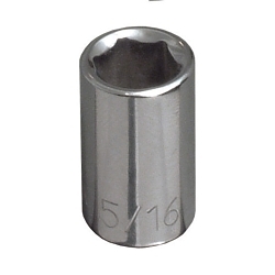 Klein® 65600 Socket, 1/4 in Hex Drive, 3/16 in Standard Socket, 6 Points