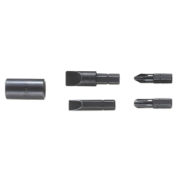 Klein® 70229 Screwdriver Bit Set, 4 Pieces, Steel