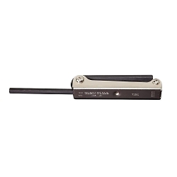 Klein® 70580 2-Position Folding Hex Key Set, 6 Pieces, 3 to 10 mm Hex, Alloy Steel, Polished Chrome/Nickel Plated
