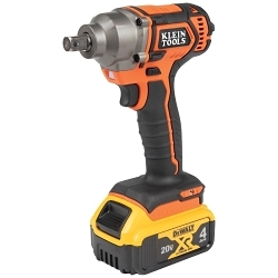 Klein® BAT20CW1 Impact Wrench, 1/2 in Drive Square Drive, 210 ft-lb Torque Rating, 20 V, 18.5 in OAL